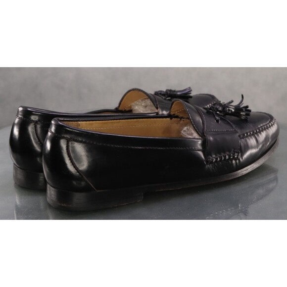 Cole Haan Pinch Men's Tassel Loafers Shoes Size 12 B Leather Black - Picture 8 of 11